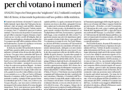 Per chi votano i numeri